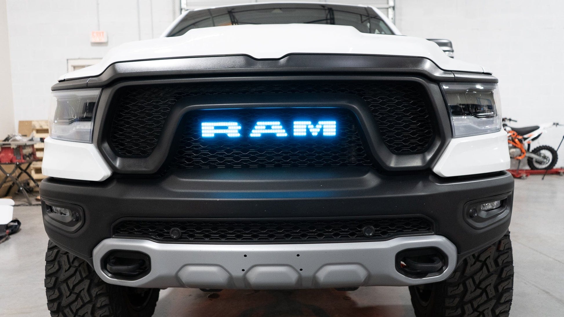 RGB Halo Kits Illuminated Led Logos 2019+ Dodge Ram Multicolor LED Illuminated Emblem