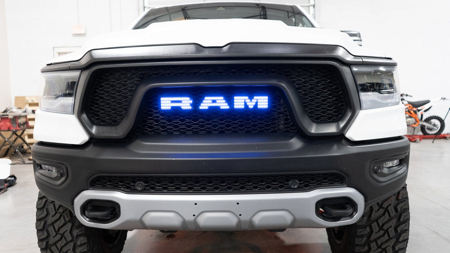 RGB Halo Kits Illuminated Led Logos 2019+ Dodge Ram Multicolor LED Illuminated Emblem