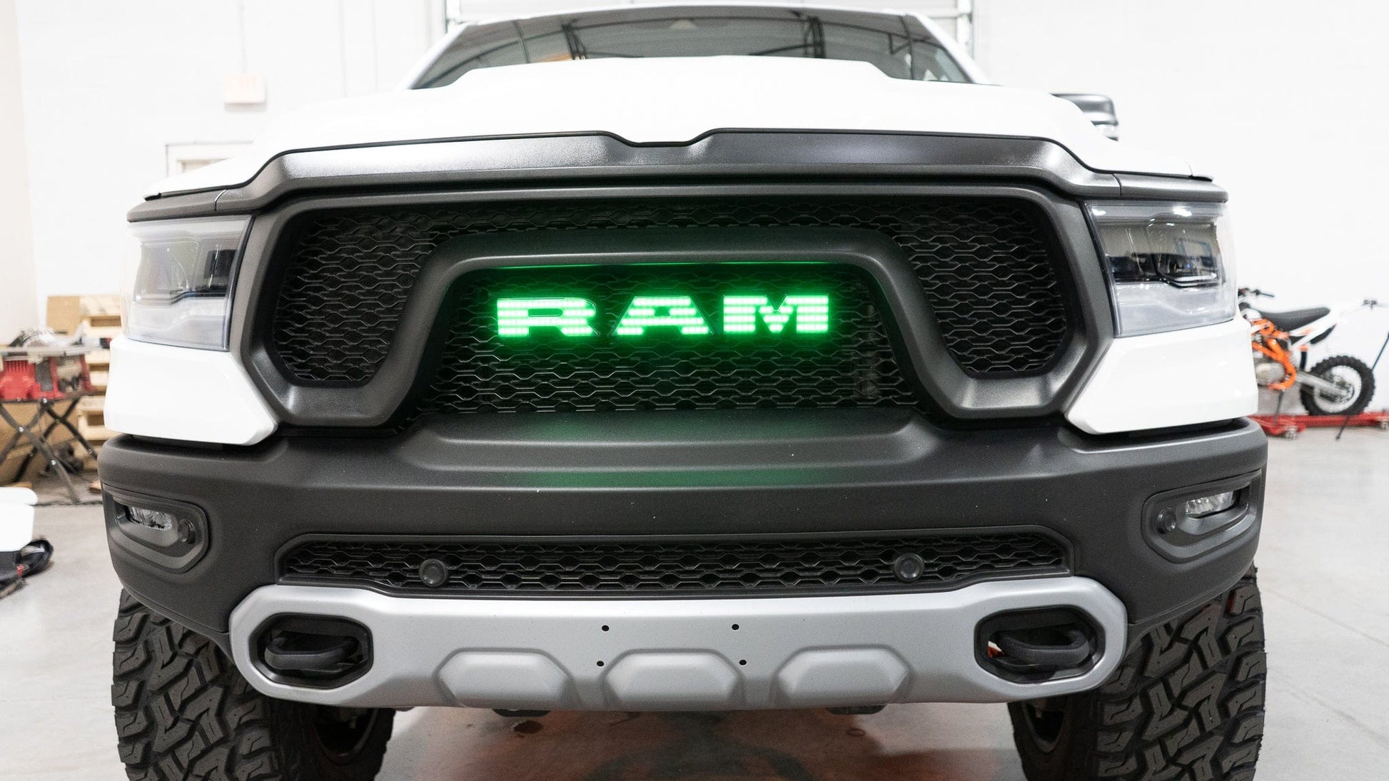 RGB Halo Kits Illuminated Led Logos 2019+ Dodge Ram Multicolor LED Illuminated Emblem