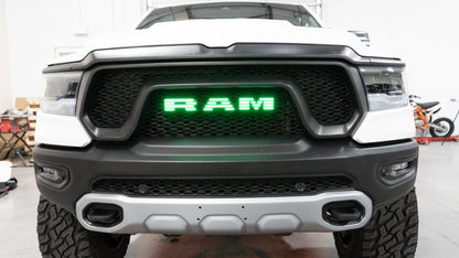 RGB Halo Kits Illuminated Led Logos 2019+ Dodge Ram Multicolor LED Illuminated Emblem