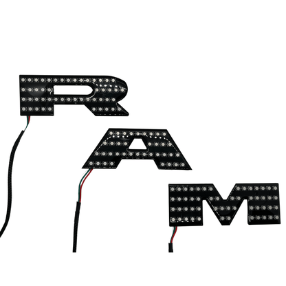 Ram LED Emblem: Multicolor (2019-2023)