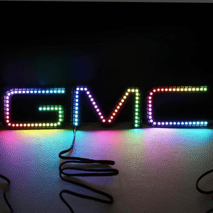 GMC LED Emblem: Multicolor (1999-2026)