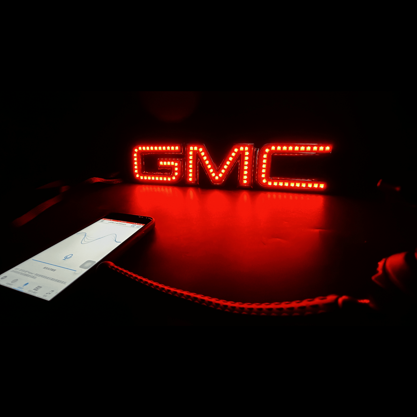 GMC LED Emblem: Multicolor (1999-2026)
