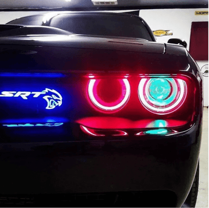 RGB Halo Kits Illuminated Led Logos SRT Hellcat Illuminated LED Emblem Badge (RGBW or Flow Series)