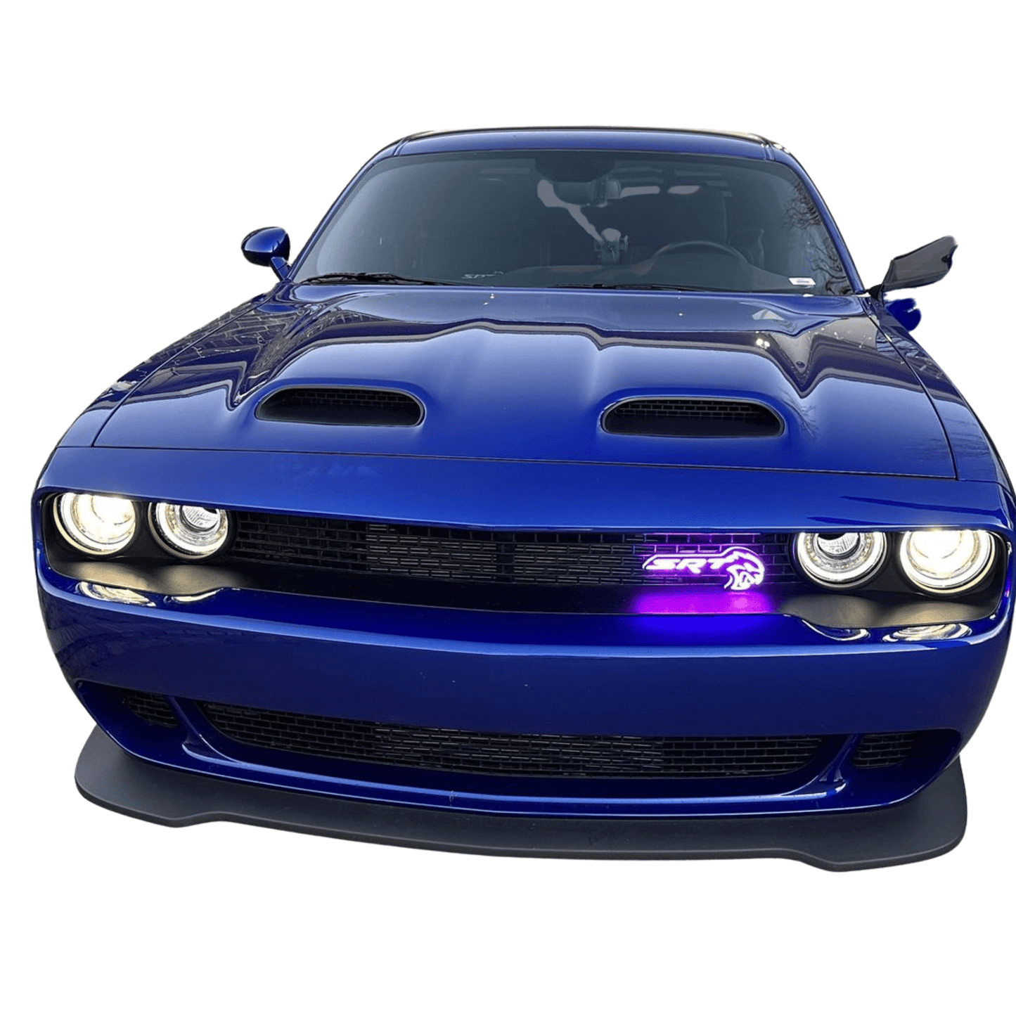 SRT Hellcat LED Emblem Badge: (Multicolor)