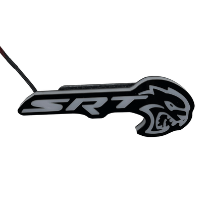 SRT Hellcat LED Emblem Badge: (Multicolor)