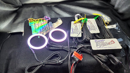RGB Halos Includes Controller With Drl And Turn Signal Inputs