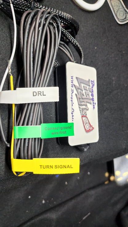 RGB Halos Includes Controller With Drl And Turn Signal Inputs