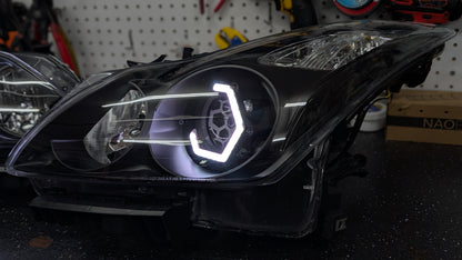 Infiniti G37 Coupe Hex RGBW Flow Headlights