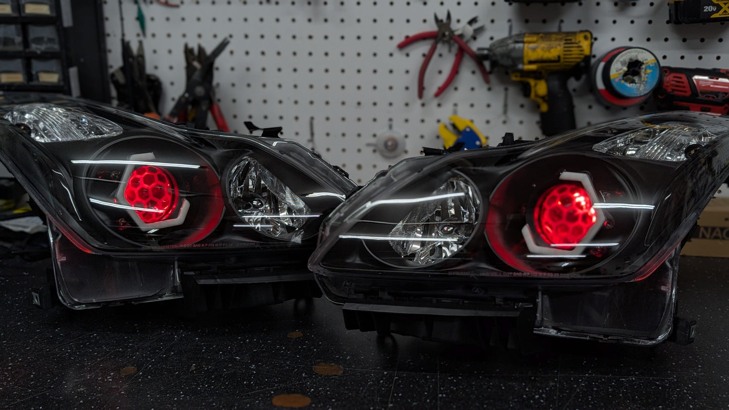 Infiniti G37 Coupe Hex RGBW Flow Headlights