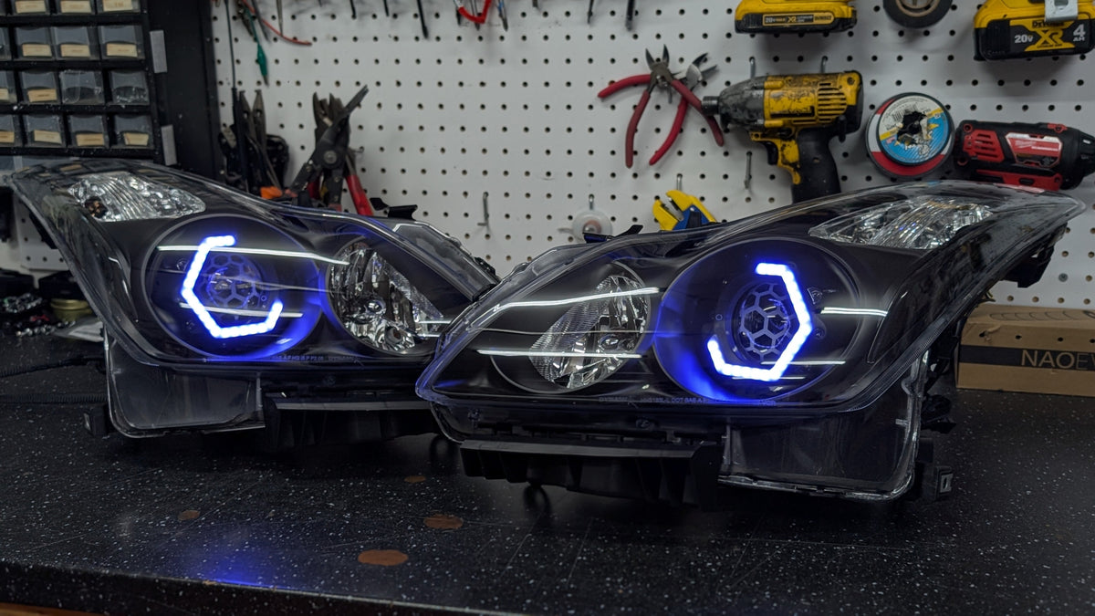 Infiniti G37 Coupe Hex RGBW Flow Headlights