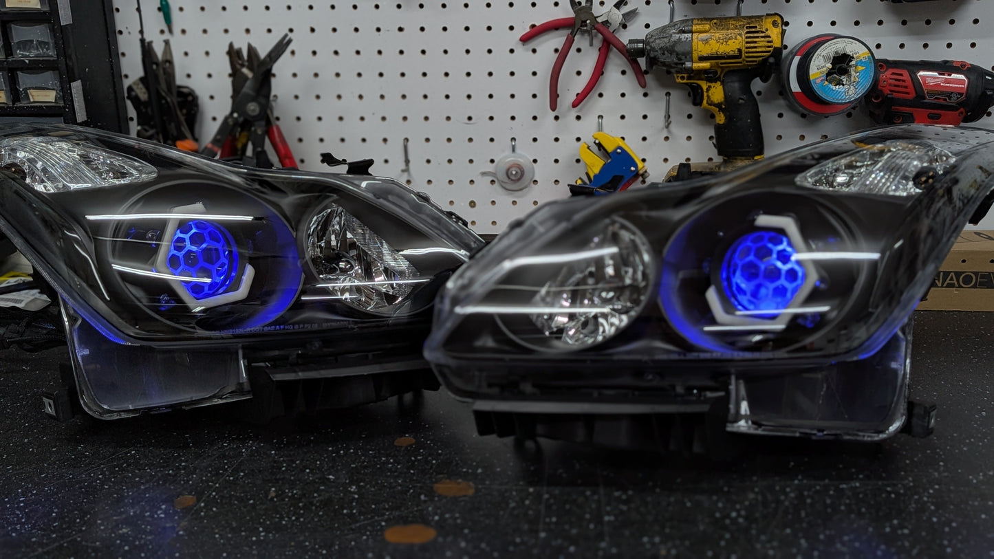 Infiniti G37 Coupe Hex RGBW Flow Headlights