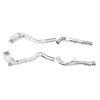 High Flow Catted T304 Stainless Downpipe for Mercedes Benz G500 W463A 4.0T