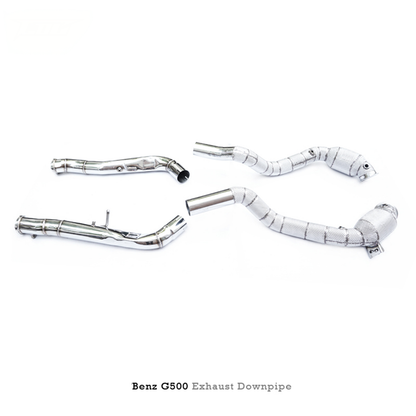 High Flow Catted T304 Stainless Downpipe for Mercedes Benz G500 W463A 4.0T