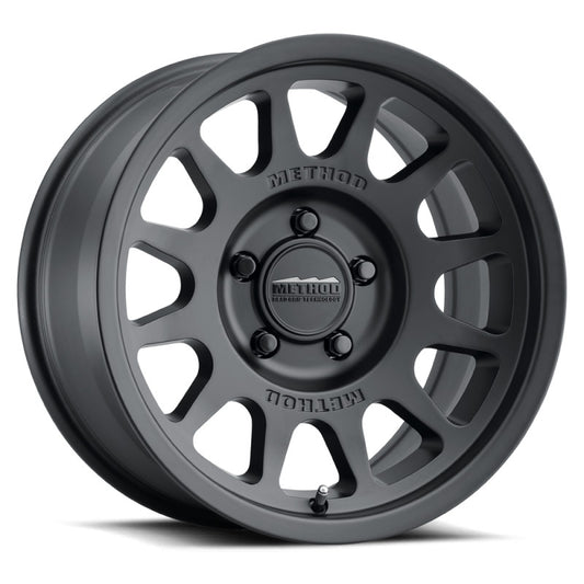 Method MR315 17x9 -12mm Offset 5x5 71.5mm CB Machined Wheel - Gloss Black Lip