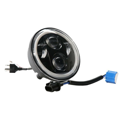 Pair Round Projector LED Halo Headlights 5 34 575