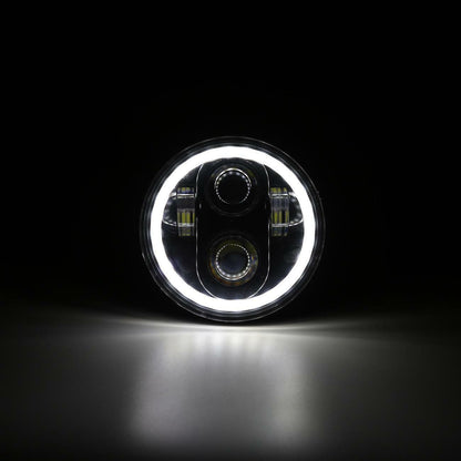 Pair Round Projector LED Halo Headlights 5 34 575