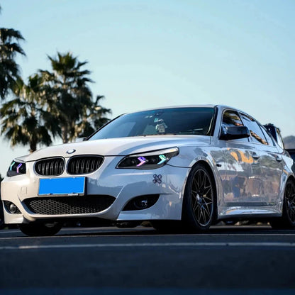NTXGlow RGB LED Headlights (2005-2010 BMW 5-Series E60, 525i, 530i, 540i)