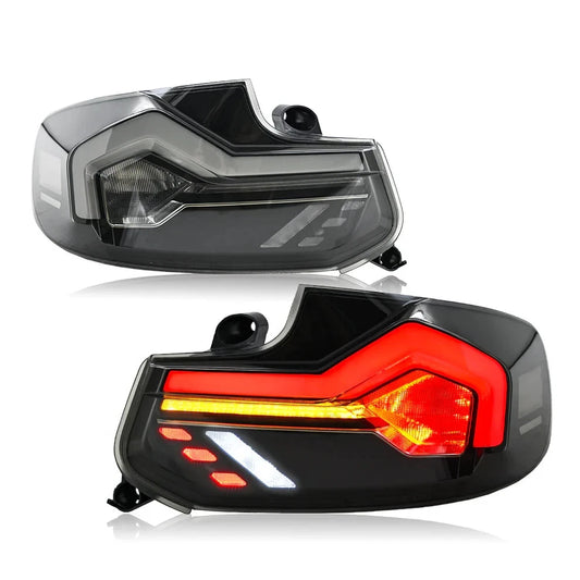 NTXGlow Smoke White LED GTS Tail Lights (2014-2021 BMW 2-Series F22, F23, F87 M2)