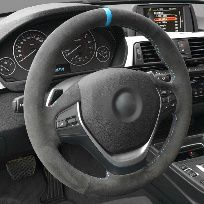 BMW F-Series Alcantara Suede Steering Wheel Cover Non-M sport DIY (Plain)