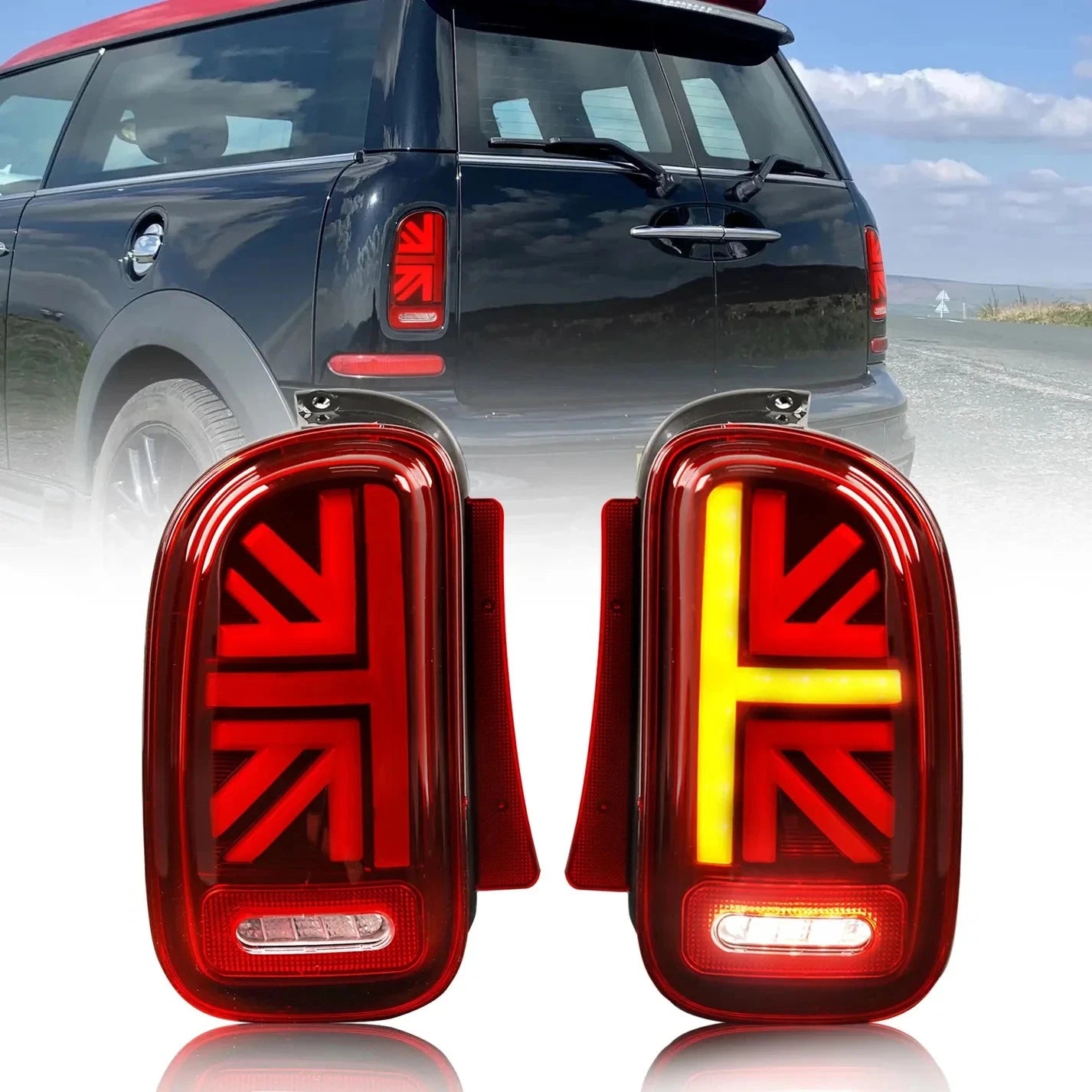 NTXGlow Red LED Tail Lights (2007-2014 BMW Mini Cooper Clubman R55)