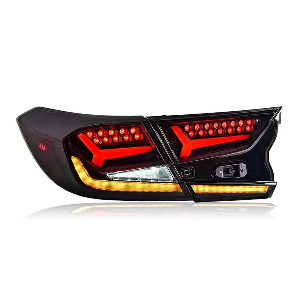 NTXGlow Smoked LED Tail Lights 2018-2021 Honda Accord V5 (New Fish Bone)