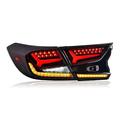 NTXGlow Smoked LED Tail Lights 2018-2021 Honda Accord V5 (New Fish Bone)