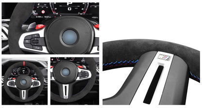 BMW G-Series Alcantara Suede Steering Wheel Cover DIY (Plain Alcantara) G80 G20 G30 M3 M4 M340i