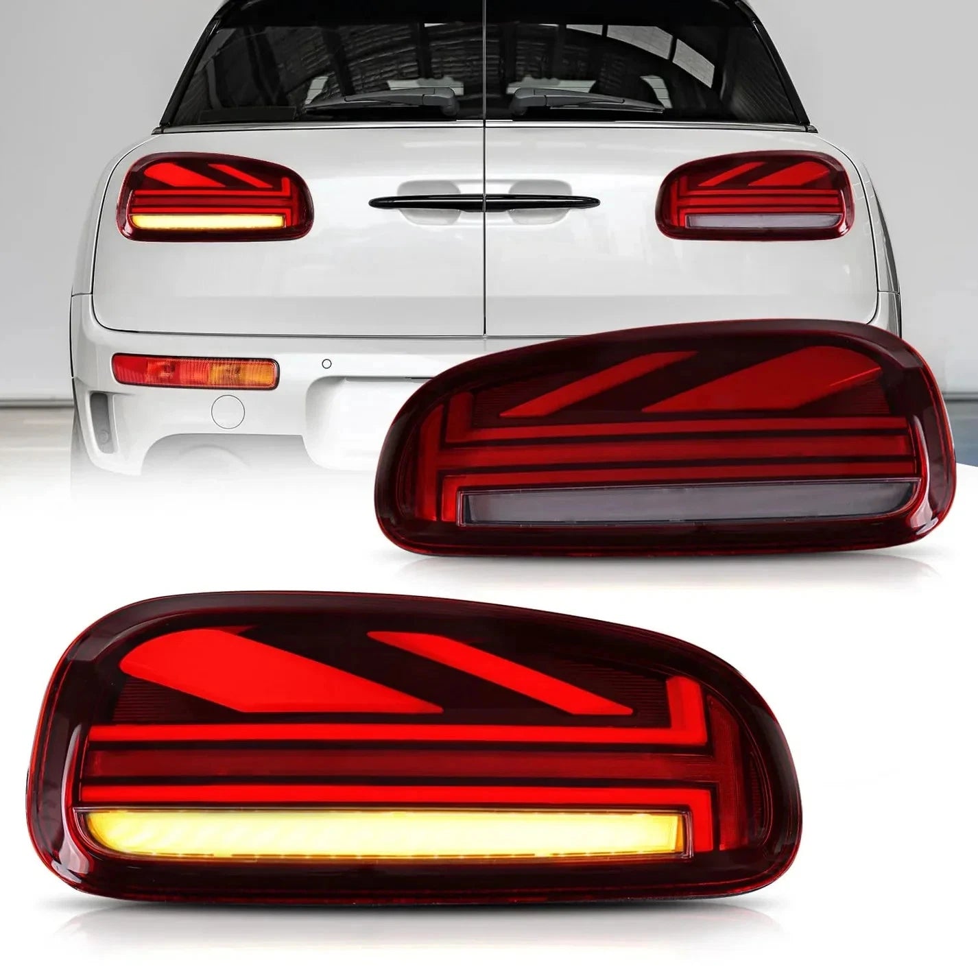 NTXGlow Red LED Tail Lights (2015-2019 BMW Mini Cooper Clubman F54)