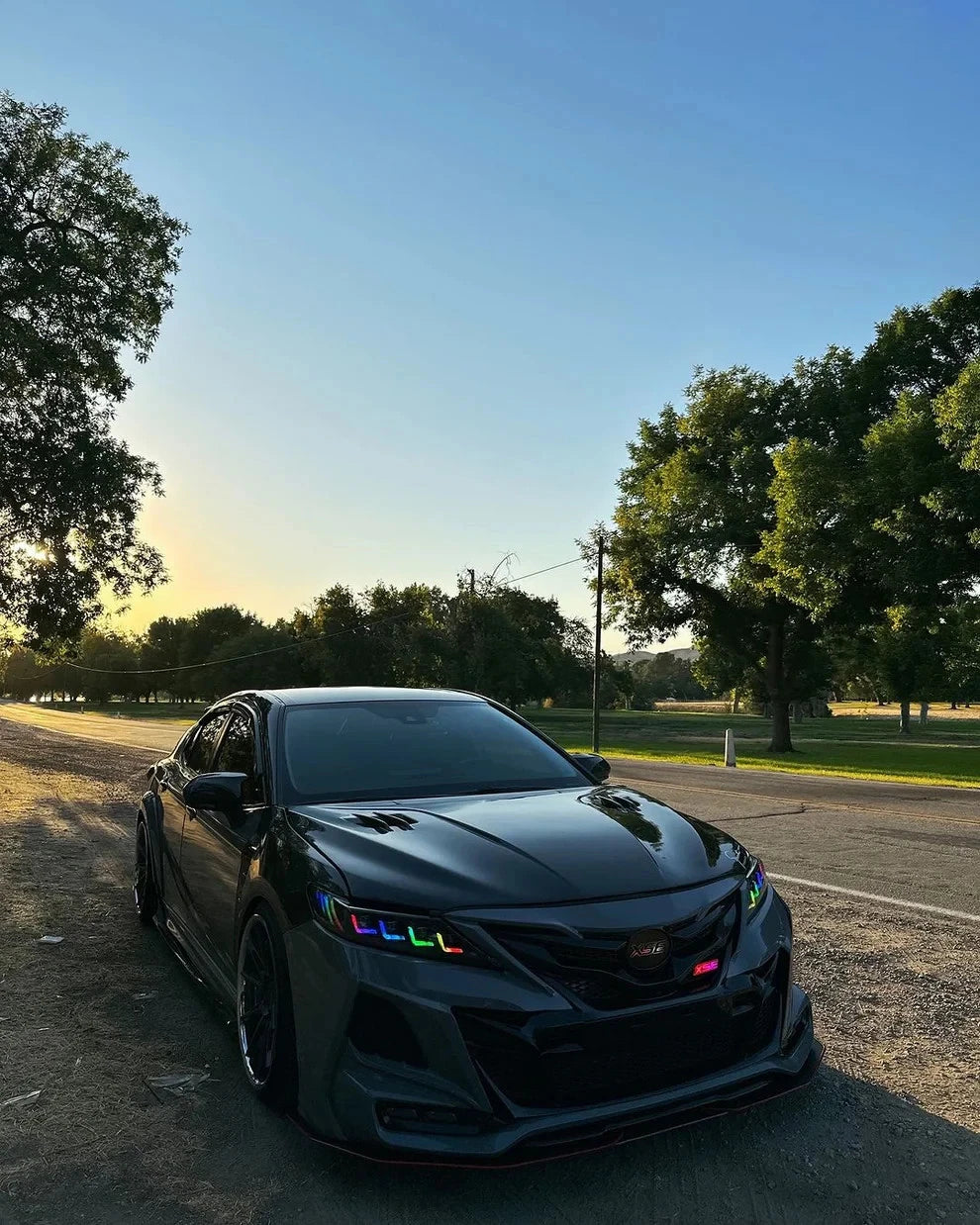NTXGlow RGB Quad Projector Headlights (2018-2024 Toyota Camry LE, SE, XLE, XSE, TRD)