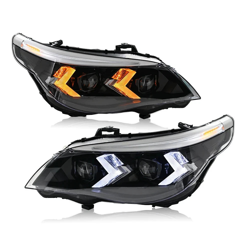 NTXGlow LED Headlights (2005-2010 BMW 5-Series E60, 525i, 530i, 540i)