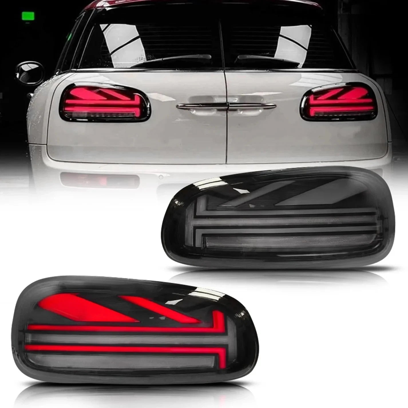 NTXGlow Smoked LED Tail Lights (2015-2019 BMW Mini Cooper Clubman F54)