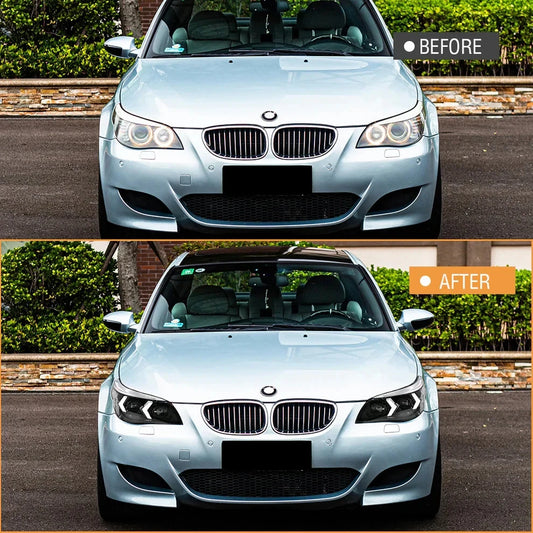 NTXGlow LED Headlights (2005-2010 BMW 5-Series E60, 525i, 530i, 540i)