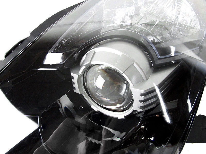 DEPO JDM-Style Black D2S Housing Projector Headlights For 2003-2009 Nissan 350Z