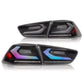 08 - 18 Mitsubishi Lancer Led tail lights (RGB or plug-play)