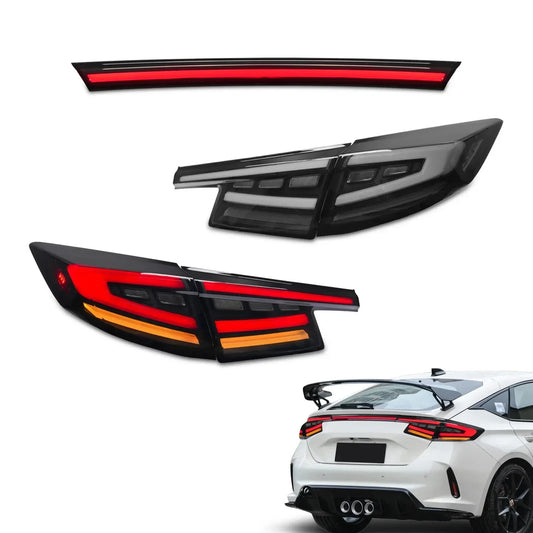 NTXGlow Smoke White Tail Lights (2022-2024 Honda Civic 11th Gen Hatchback & Type-R)
