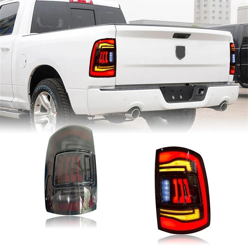 NTXGlow Smoked Red LED Tail Lights (2009-18 Dodge Ram 1500 & 2013-18 Ram 2500)