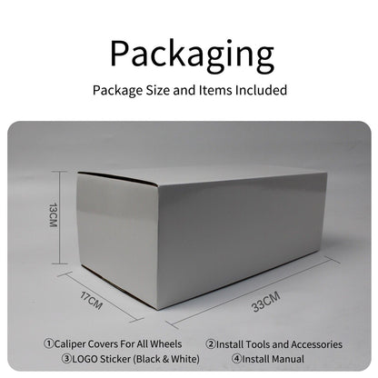 Tesla Model Y Brake Caliper Covers Aluminum Front & Rear Blue 19-24 (4PCS)