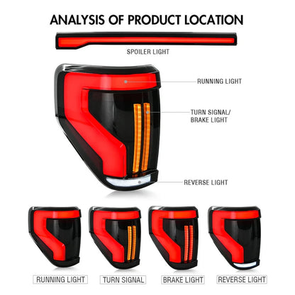 NTXGlow LED Tail Lights (2009-2014 Ford F-150)