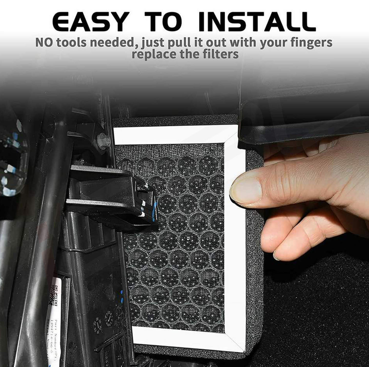 Tesla Cabin Air Filter Air Condition AC for Model 3 & Model Y Set of 2 Pcs HEPA 2016+