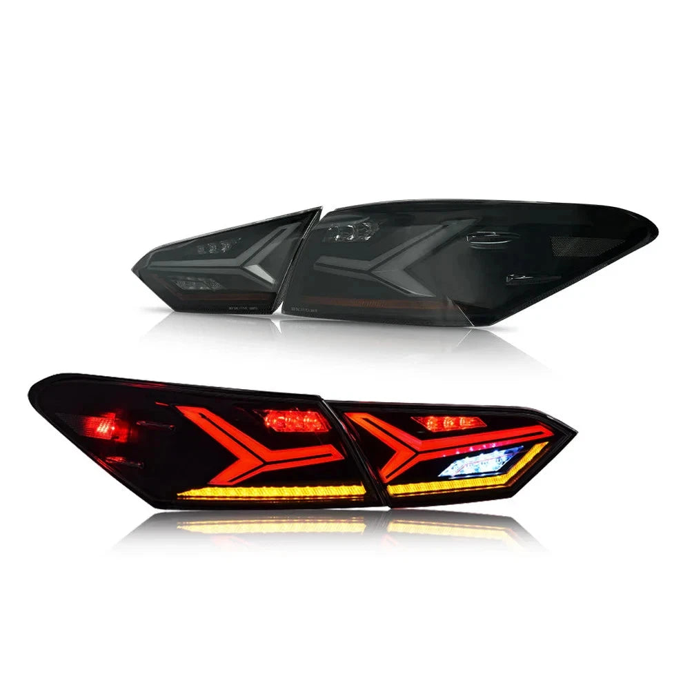 NTXGlow Smoke Tail Lights (2018-2024 Toyota Camry LE SE, XLE, XSE, TRD 8th Gen)