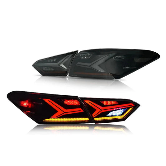 NTXGlow Smoke Tail Lights (2018-2024 Toyota Camry LE SE, XLE, XSE, TRD 8th Gen)