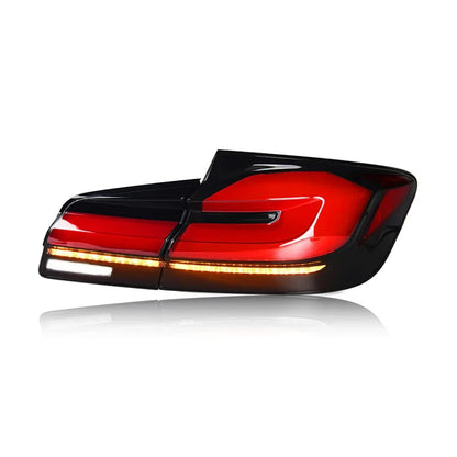 NTXGlow Red LED Tail Lights (2011-2017 BMW 5-Series F10, F18)