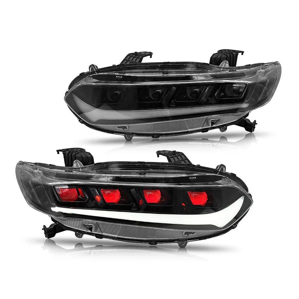 NTXGlow Demon Eye LED Headlights (2018-2022 Honda Accord LX, EX, EXL, Sport, SE)