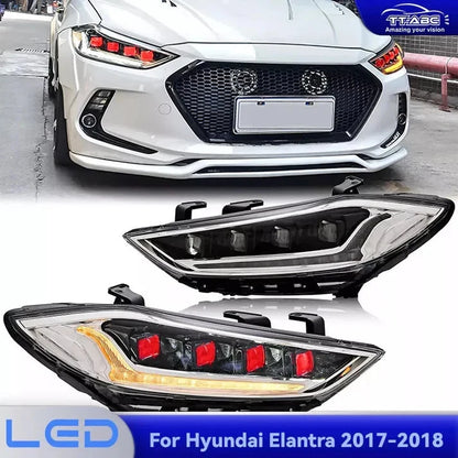 NTXGlow Devil Eyes LED Headlights (2017-2018 Hyundai Elantra)
