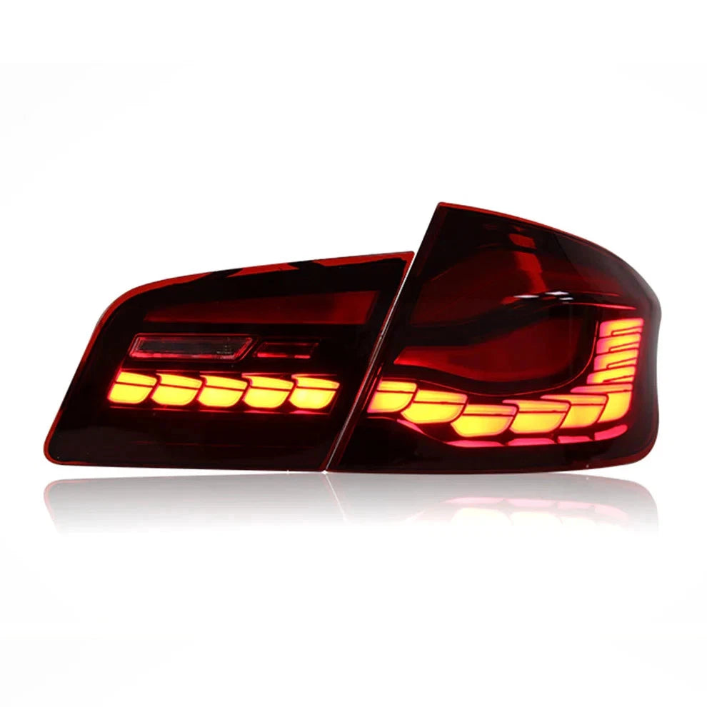 NTXGlow Red LED GTS Tail Lights (2011-2017 BMW 5-Series F10 F18 M5)