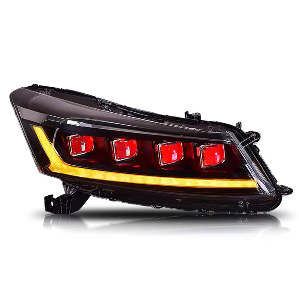 NTXGlow Dynamic DRL LED Headlights 2008-2012 Honda Accord MK8 (Demon Eyes)