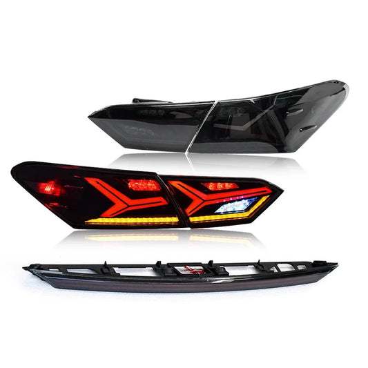NTXGlow Smoke Red Tail Lights & Trunk Set (2018-2024 Toyota Camry)