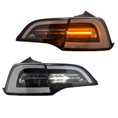 NTXGLOW clear tail lights (2017 - 2023 Tesla model 3)