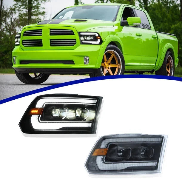 NTXGlow LED Headlights (2009-18 Dodge Ram 1500 & 2013-18 Ram 2500)